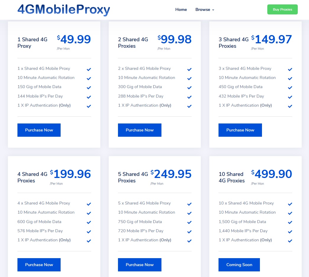 Who is ready for August Summer Deals - #4GMobileProxies 100 Gig of Data - $49 per month. 1 x Shared 4G Mobile Proxy 10 Minute Automatic Rotation 150 Gig of Mobile Data 144 Mobile IP's Per Day
