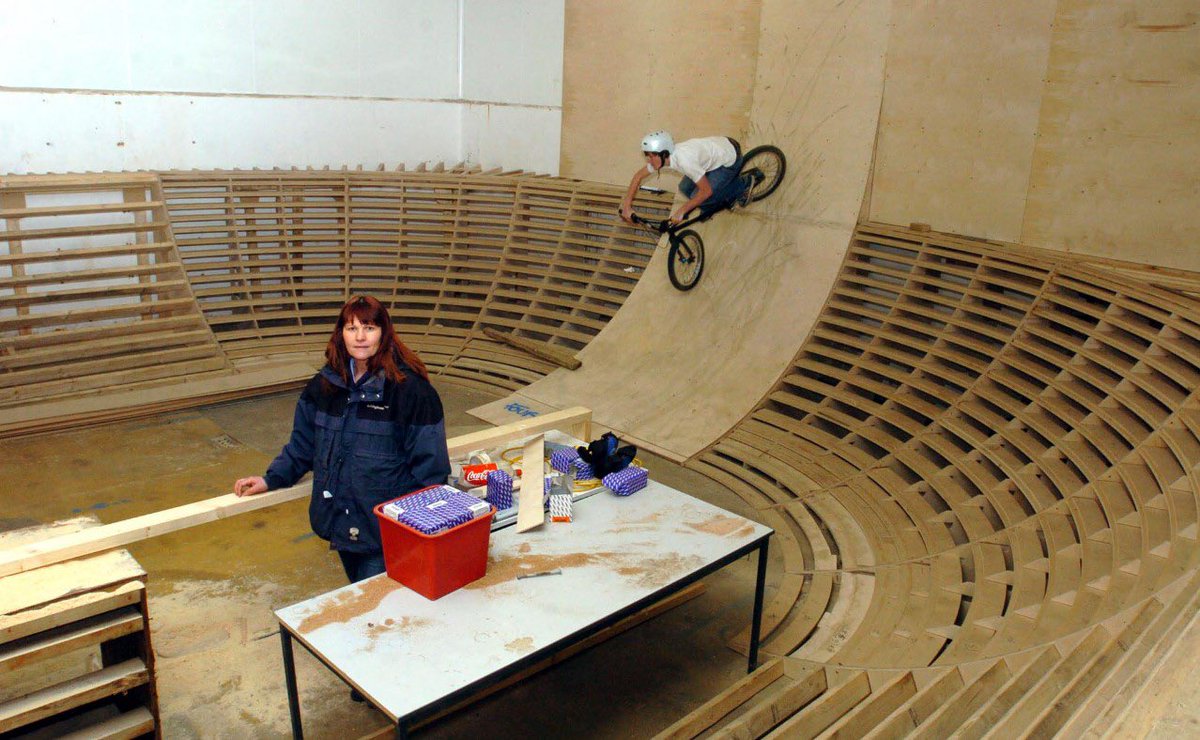 Kate Cronin (@katie_cronin) on Twitter photo What a great day for #Corby.
Our first Olympic gold (and a bronze!) and international recognition for <a href="/AdrenalineAlley/">Adrenaline Alley</a> but most of all for the incredible @Young1Mandy MBE whose contribution to Corby can never be quantified.
Here she is in 2006 when the Alley was being built. What a great day for #Corby.
Our first Olympic gold (and a bronze!) and international recognition for <a href="/AdrenalineAlley/">Adrenaline Alley</a> but most of all for the incredible @Young1Mandy MBE whose contribution to Corby can never be quantified.
Here she is in 2006 when the Alley was being built.