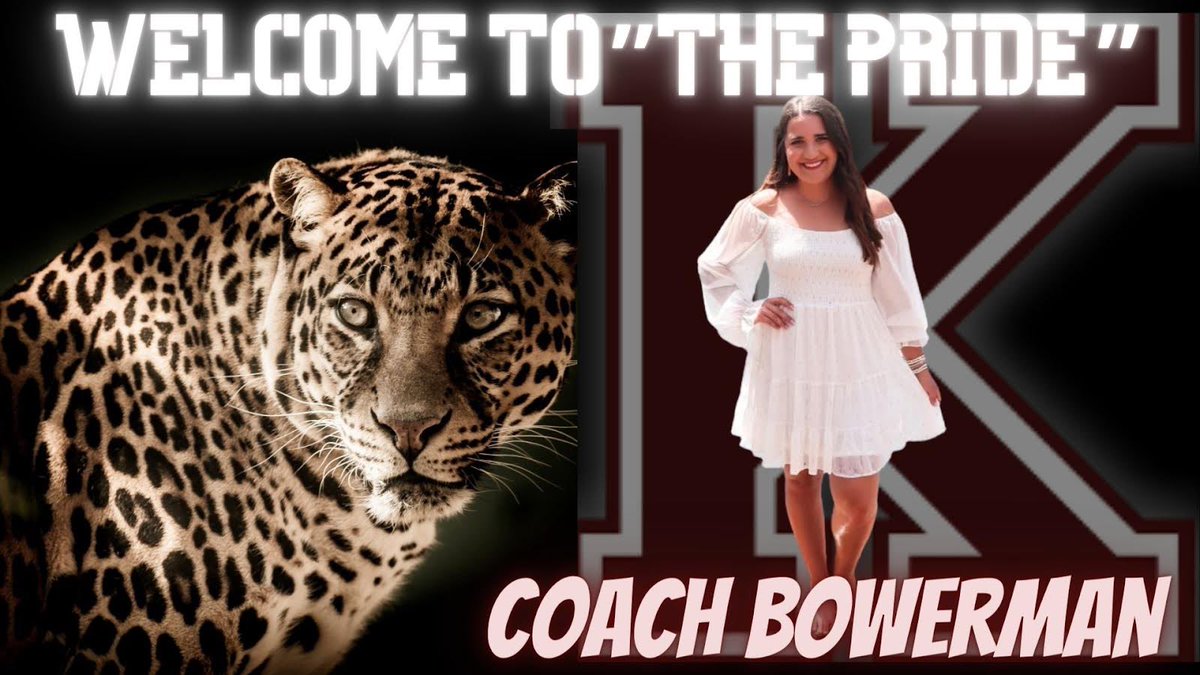 AthleticsKenedy's tweet photo. Everyone, join us in welcoming Coach Bowerman! Coach comes to us from UTSA where she earned her Bachelors degree. She was a star softball pitcher in High School where she amassed over 75 wins and 324 strikeouts. Coach will serve as our JH Softball coach. Welcome to the Pride! https://t.co/SzomiwW6W5
