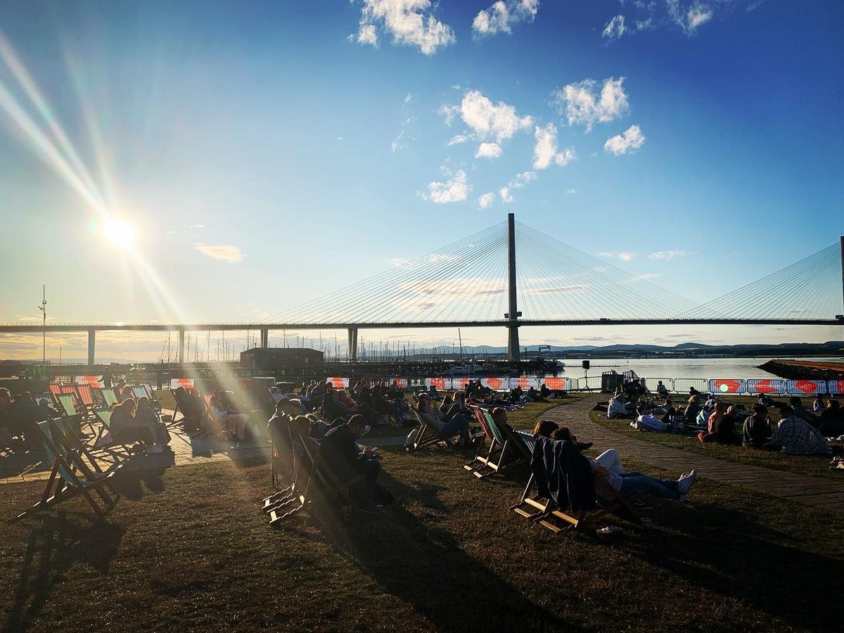 UniqueEventsltd's tweet photo. A stunning evening of sunshine at @PortEdgarMarina for the #Titanic finale of @edfilmfest #filmfestontheforth 

Thanks to everyone who joined us for a wonderful weekend of free outdoor cinema beneath the majestic @TheForthBridges 

#edfilmfest #portedgar #scotland #YCW2021 https://t.co/8PAGM2Bvtp