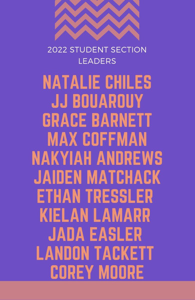 Your 2022 PHSC student section leaders!!! 🐅