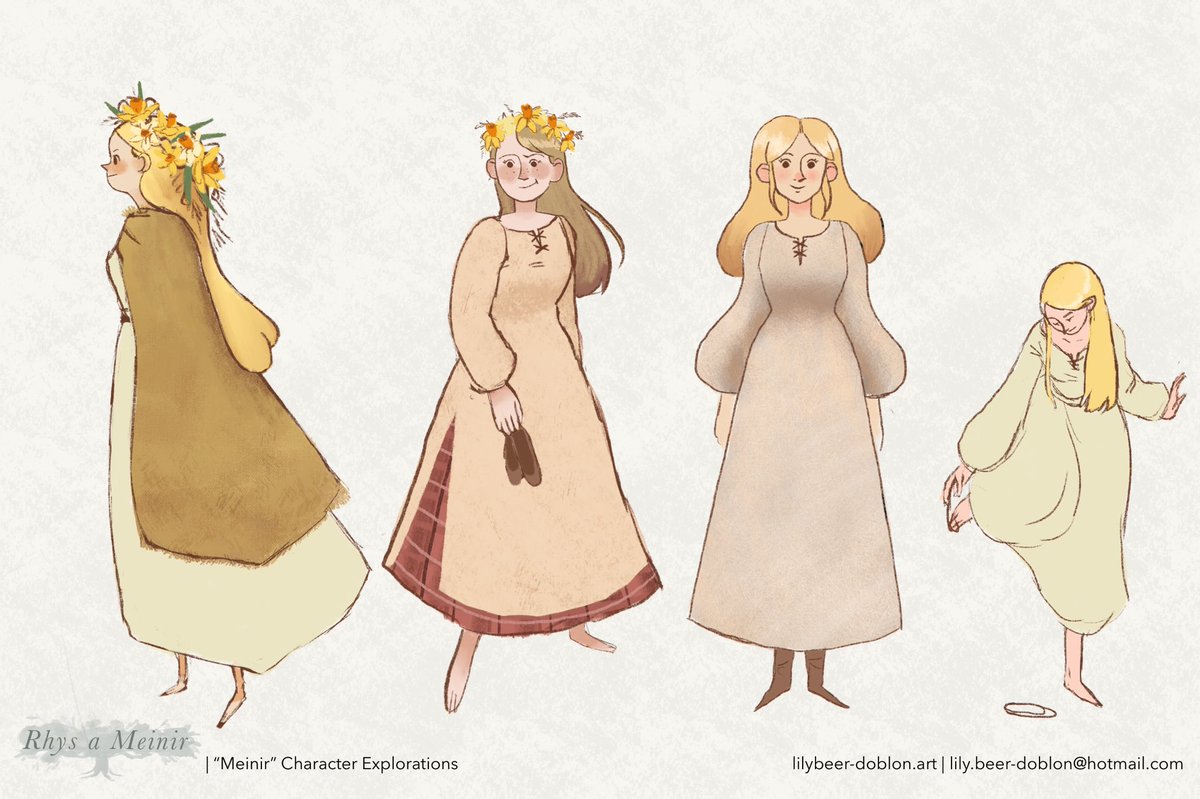 In primary school, we were told of the tragic Welsh story of Rhys and Meinir. Two lovers who partook in a fateful game of hide and seek...

#art #characterdesign #illustration #digitalart #visdev #drawing #painting #welsh #cymru #wales @_Celf_ @Arts_Connection <a href="/celfcreative/">Celf Creative</a>