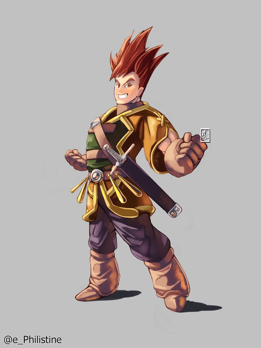 ShuudaArts's tweet photo. It's the 20th anniversary of Golden Sun. I hope that you will take a moment to enjoy some of the pieces I've made for this series, which means a great deal to me, and the fine artwork of many other fans.

#GoldenSun20 #GoldenSun https://t.co/vIml6bQMA3