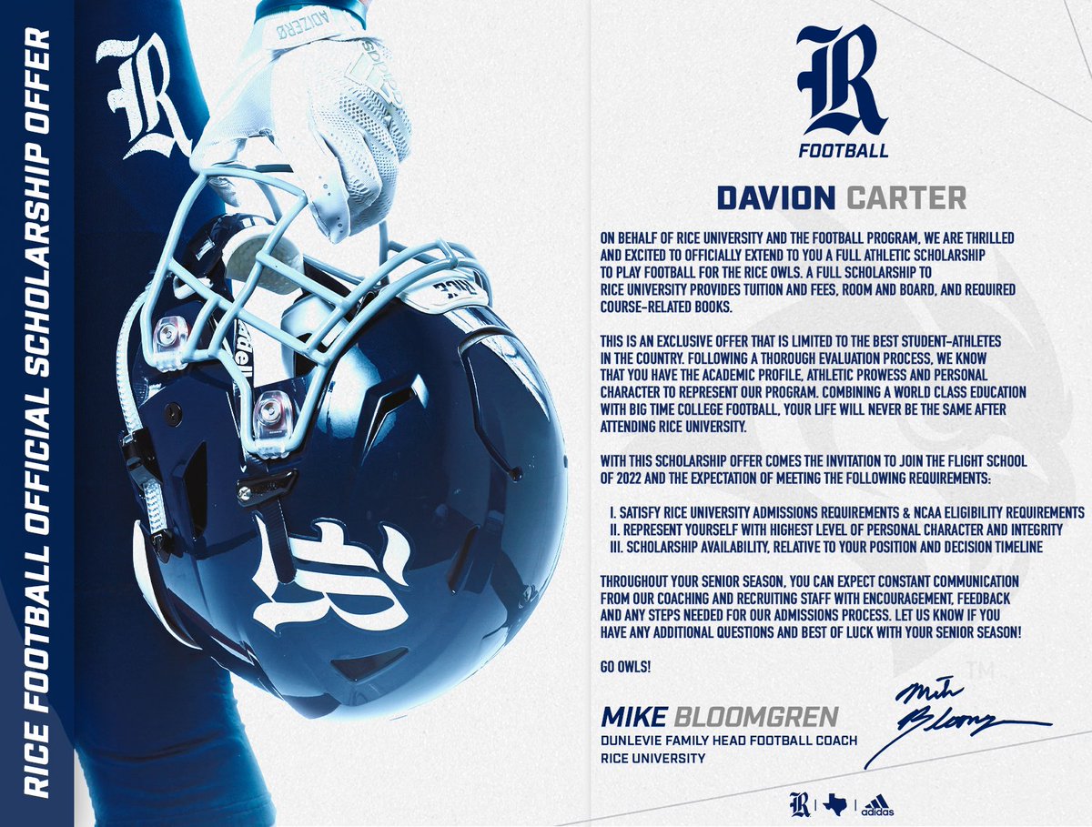 Davion Carter (@davioncarter90) on Twitter photo Excited for what the future holds #RFND <a href="/KoachV/">Wiley Vonner Jr</a> <a href="/alexm_brown/">Alex Brown</a> <a href="/CoachCCalhoun/">Coach Calhoun</a> <a href="/RiceFootball/">Rice Football</a> Excited for what the future holds #RFND <a href="/KoachV/">Wiley Vonner Jr</a> <a href="/alexm_brown/">Alex Brown</a> <a href="/CoachCCalhoun/">Coach Calhoun</a> <a href="/RiceFootball/">Rice Football</a>
