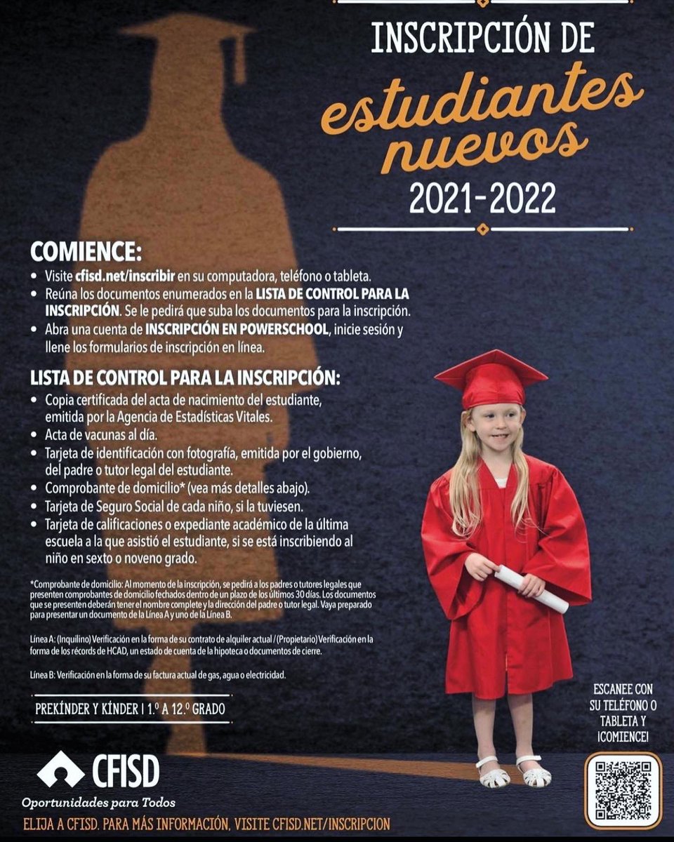 CopelandCFISD's tweet photo. New student registration is now open. We can’t wait to see our Copeland Colts very soon! https://t.co/HqeAKl8plq