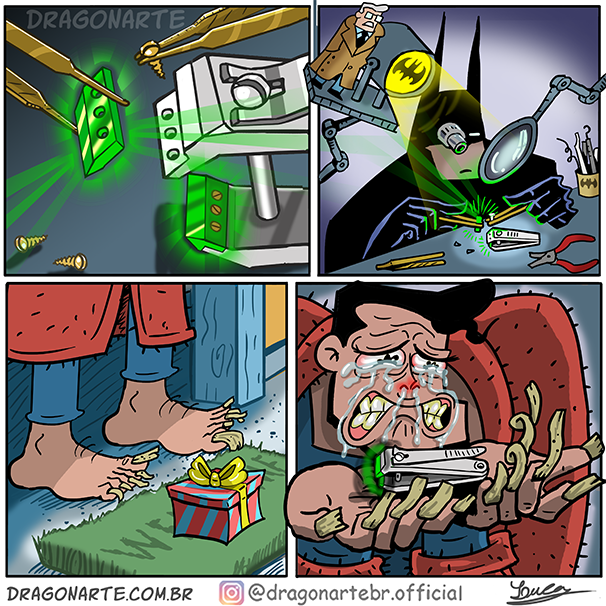 Lucas Nascimento on X: 🎁O PRESENTE🎁 🎁 THE GIFT 🎁 🎁EL PRESENTE🎁  #dragonarte #strips #comics #hq #tirinhas #comics #quadrinhos #dragao # dragon #dccomics #dc #superman #batman  / X