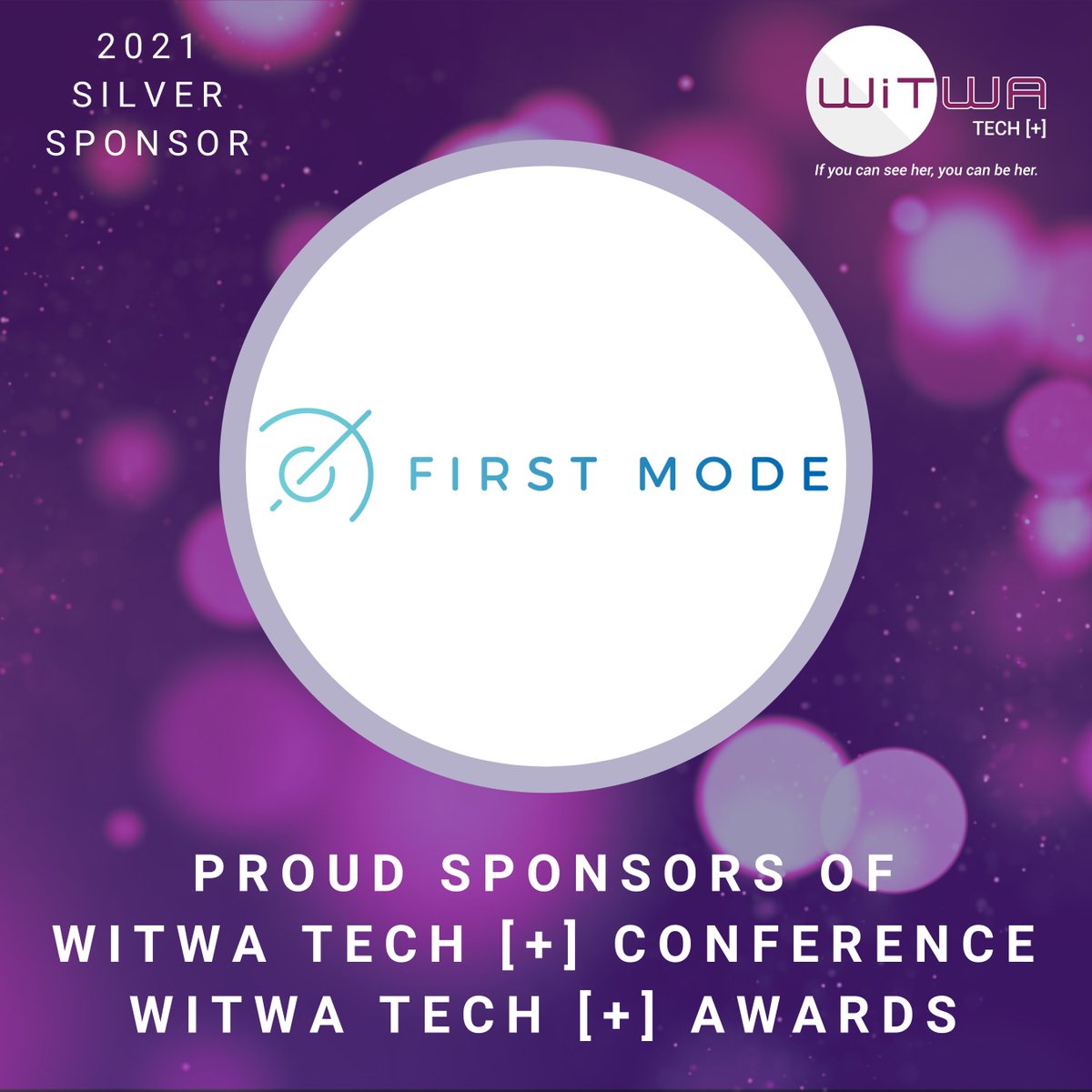 WITWA's tweet photo. We are excited to officially welcome First Mode as a Silver Sponsor for the WiTWA Tech [+] Conference and WiTWA Tech [+] Awards 2021! 🎉

First Mode's mission is to find solutions to the important challenges of today &amp; tomorrow through the purposeful use of technology. #FirstMode https://t.co/TribOMBHXw