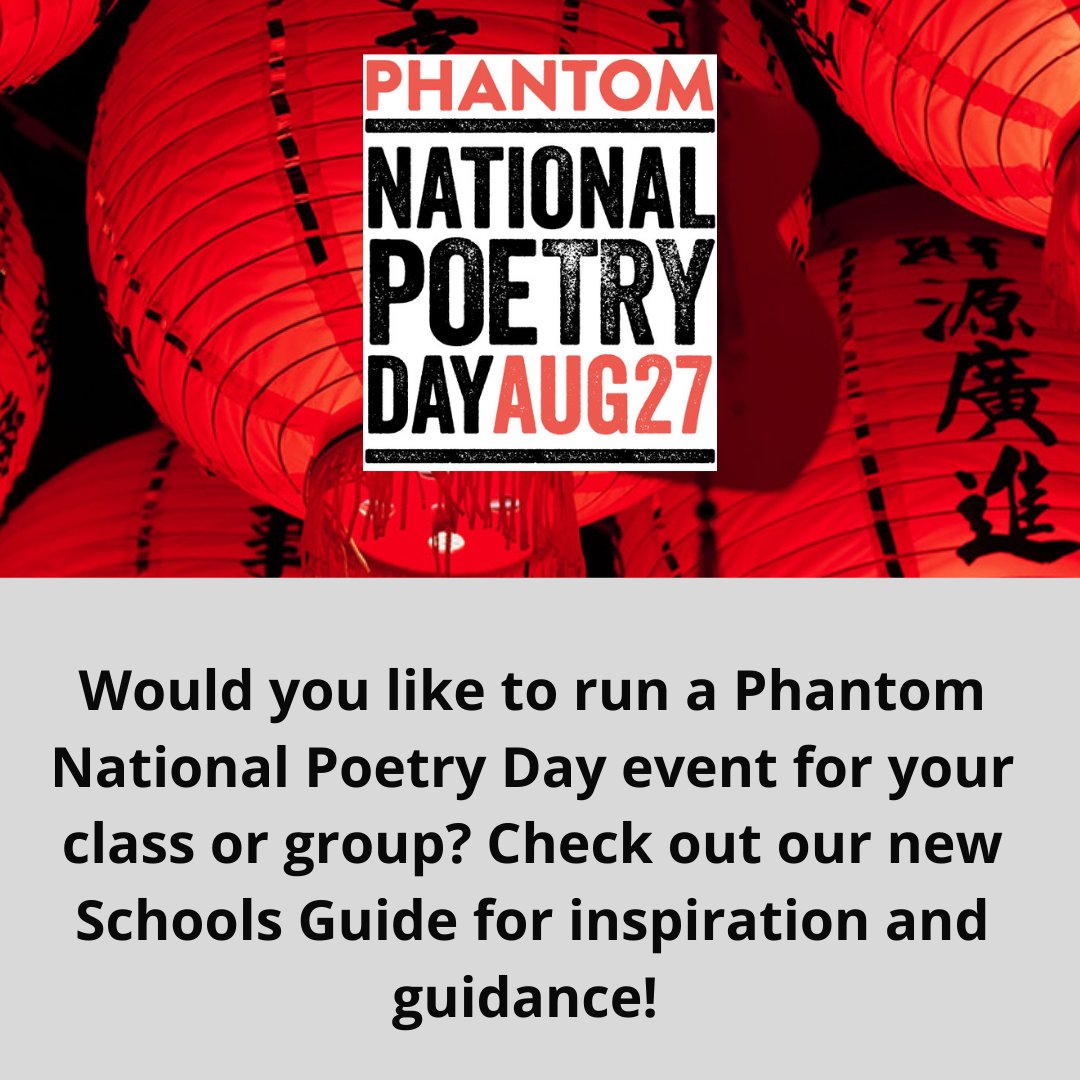 NZPoetryDay's tweet photo. Do you want to design a Phantom National Poetry Day event for children? Much-loved children's poet Paula Green helped us put together a new guide, including event ideas, inspiration poems, and a poetry bibliography. https://t.co/hJcHxDkpqN #nzpoetry #nzpoetryday #schoolsguide https://t.co/U2SFhFVC2T