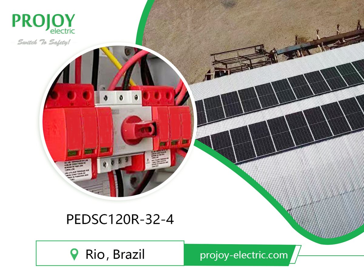 ProjoyElectric's tweet image. #PROJOY project reference of #dcswitch in #Brazil, which can be integrated in the #pv box, #solar #inverters or be mounted separately in the #photovoltaic system. Please contact sales@projoy-electric.com for more details or visit our website en.projoy-electric.com/dc-isolators