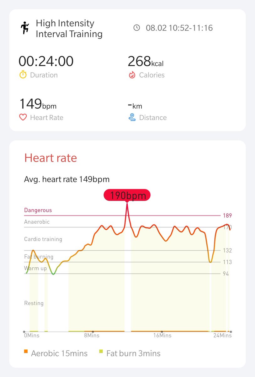 2/21 💪  <a href="/Mobvoi_Official/">Mobvoi_Official</a> #hiitchallengewithTicWatchE3