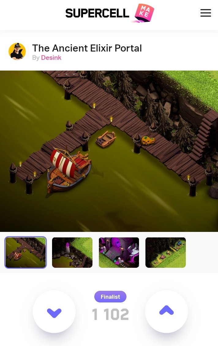 !LO LOGRAMOS 😍🥳! 

Por 2da vez en los concursos de Supercell Make, logramos entrar al Cuadro de Finalistas 🏆 Ya esto es una Gran Victoria, miles de gracias a todos ⚡Pase lo que pase, estoy orgulloso del trabajo y del apoyo de la mejor comunidad ❤