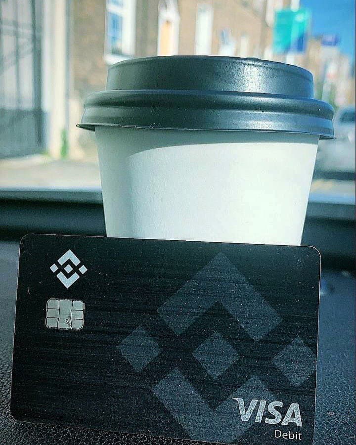 binance's tweet photo. Get up to 8% cashback on your purchases and coffee runs using #Binance Card. 

Get started today ➡️ https://t.co/Wr7nuxlCPe https://t.co/gqraXZ95CP