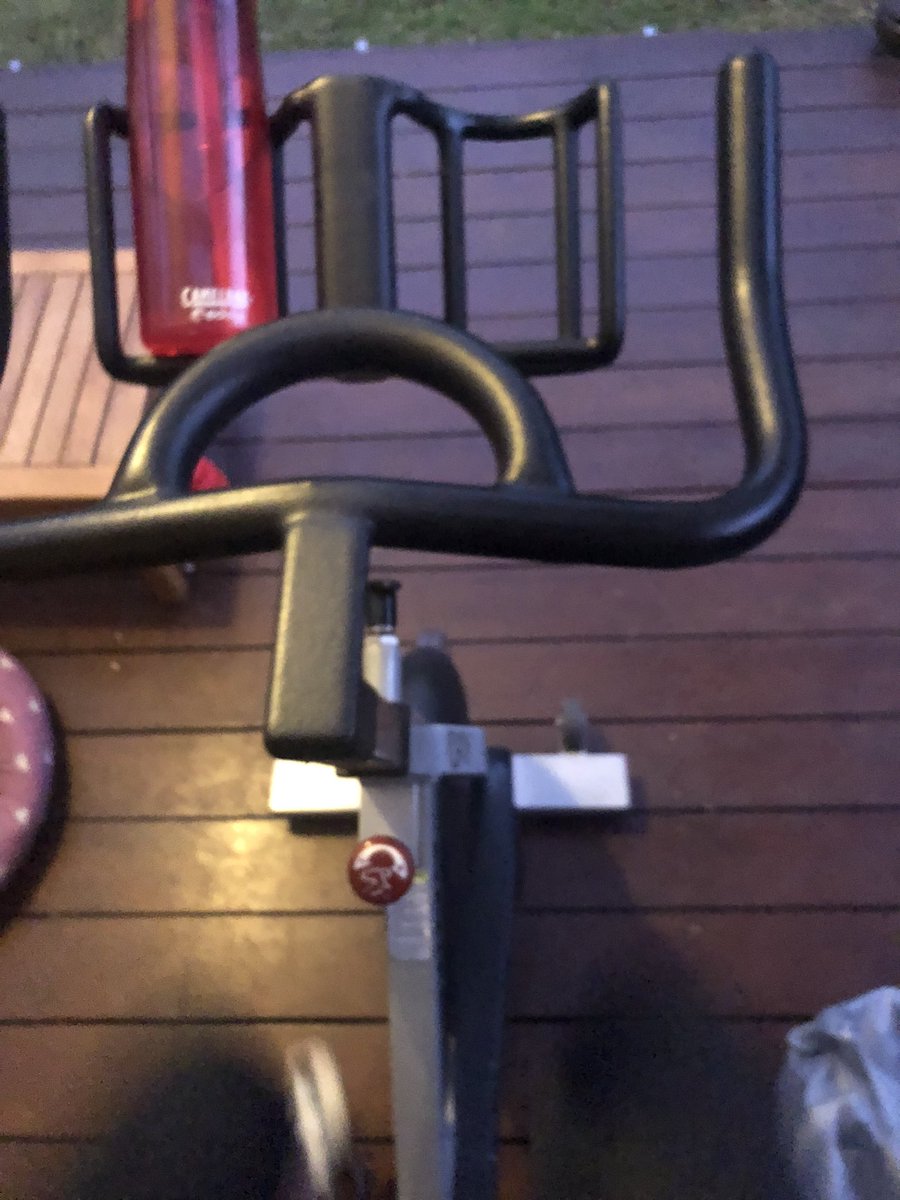 Celebchaser's tweet photo. Early morning home spin! And enjoying it so much…covid free too! #homespun #rpm67 https://t.co/EFVOBGiM0a