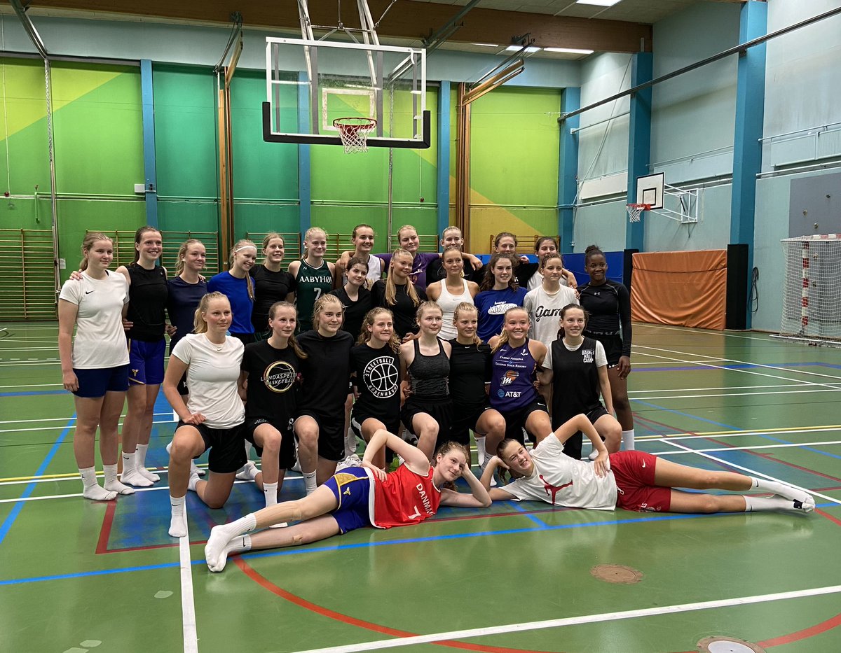 andersen_anja's tweet photo. A weekend in the company of these young ladies is truly a pleasure. They work so hard. I feel blessed to coach Denmark U15 Women’s National Team. Our journey has just started, we’ve so much more to look forward to - I can’t wait. First step NSDBC camp in Vejen next week 😊💪🏀🇩🇰 https://t.co/nhRCTLJ6Q1