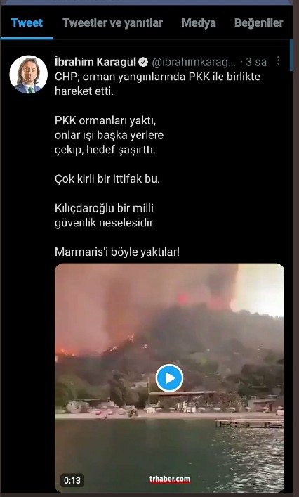 Bu nasıl bir savrulmadır yâda bu bir savrulma mıdır ? Üzücü çok üzücü.