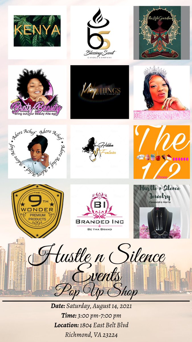 iamthabrand's tweet photo. If  you’re in the VA area then she come out and support “ Hustle  In Silence" pop up shop ok n August 14th #smallbusiness #shopsmall #brandedinc https://t.co/vRZOTIdqj9