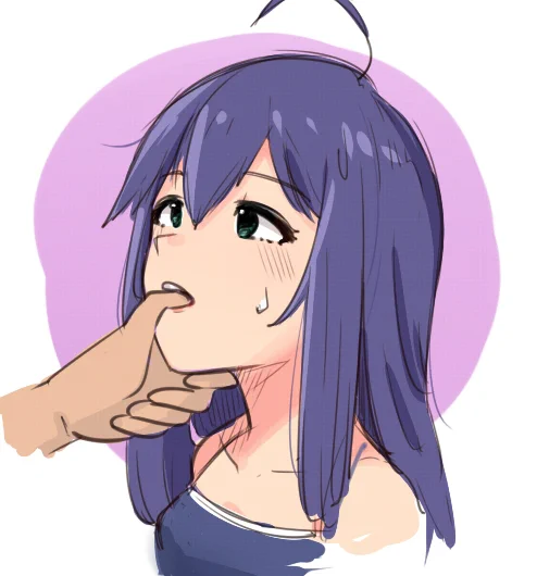 暑い日が続くから杏奈ちゃん描いた 