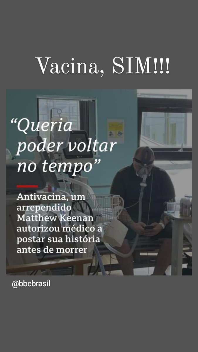 KParussolo's tweet photo. @bbcbrasil #vacinasim https://t.co/5xktG7PO4p