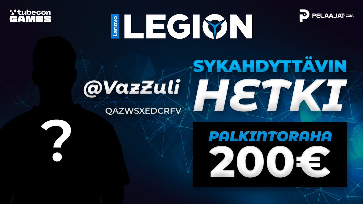 Pelaajat.com (@pelaajatcom) on Twitter photo 🎮 eSM-karsintaturnaus on päättynyt! 🇫🇮
🏆 Finaaliturnaukseen etenevät:
🔴 <a href="/SJesports/">SJ</a>
🔴 <a href="/NYYRIKKIesports/">NYYRIKKI 🇫🇮</a>
🔴 <a href="/hredsofficial/">hREDS</a>
Legion MVP -palkinto: <a href="/ChocoCSGO/">choco</a> (500€)
Legion Sykähdyttävin hetki: <a href="/VazZuli/">Valtteri Lassinen</a> (200€)
Onnittelut kaikille!
#esportsfi #csgofi #eurheilu <a href="/esm_gg/">eSM 2023</a> 🎮 eSM-karsintaturnaus on päättynyt! 🇫🇮
🏆 Finaaliturnaukseen etenevät:
🔴 <a href="/SJesports/">SJ</a>
🔴 <a href="/NYYRIKKIesports/">NYYRIKKI 🇫🇮</a>
🔴 <a href="/hredsofficial/">hREDS</a>
Legion MVP -palkinto: <a href="/ChocoCSGO/">choco</a> (500€)
Legion Sykähdyttävin hetki: <a href="/VazZuli/">Valtteri Lassinen</a> (200€)
Onnittelut kaikille!
#esportsfi #csgofi #eurheilu <a href="/esm_gg/">eSM 2023</a>