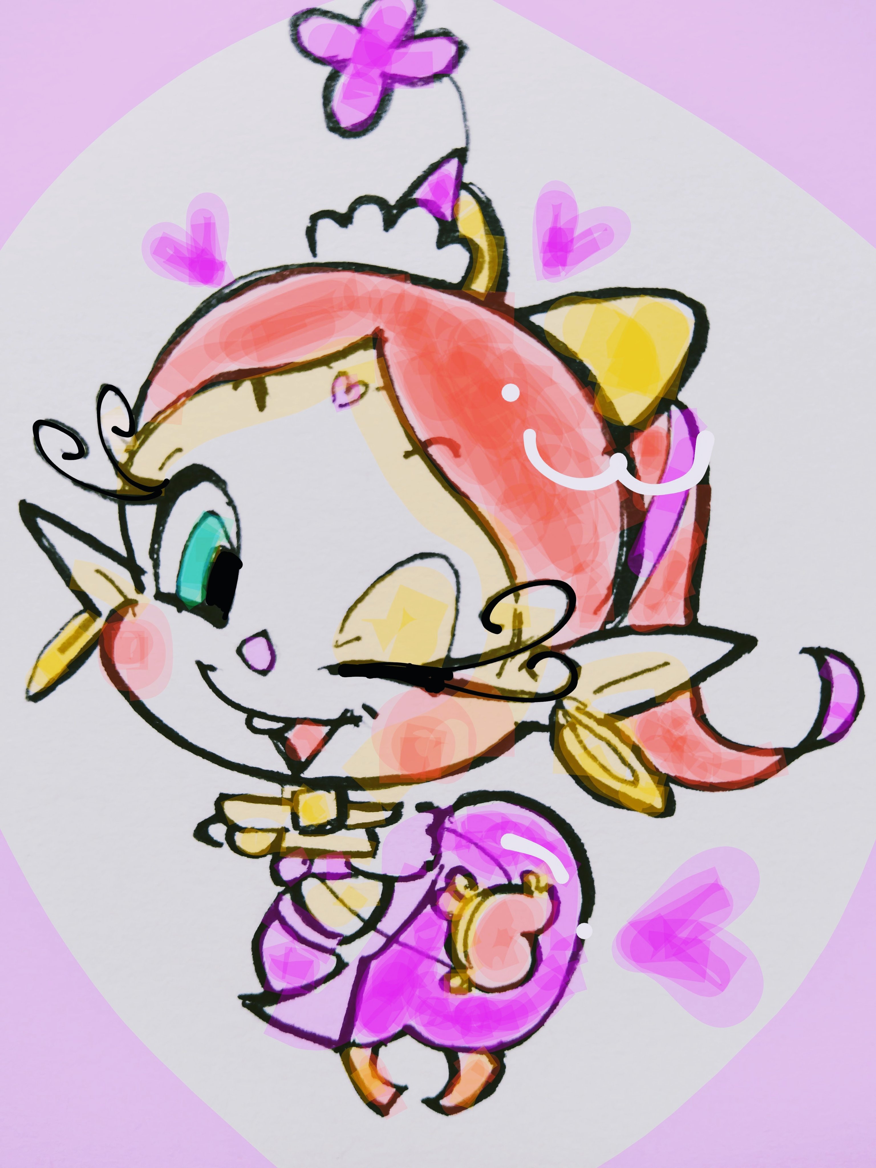 Poron おはよう イラスト お絵描き ハクション大魔王 レトロアニメ T Co Ll1ghbmpt8 Twitter