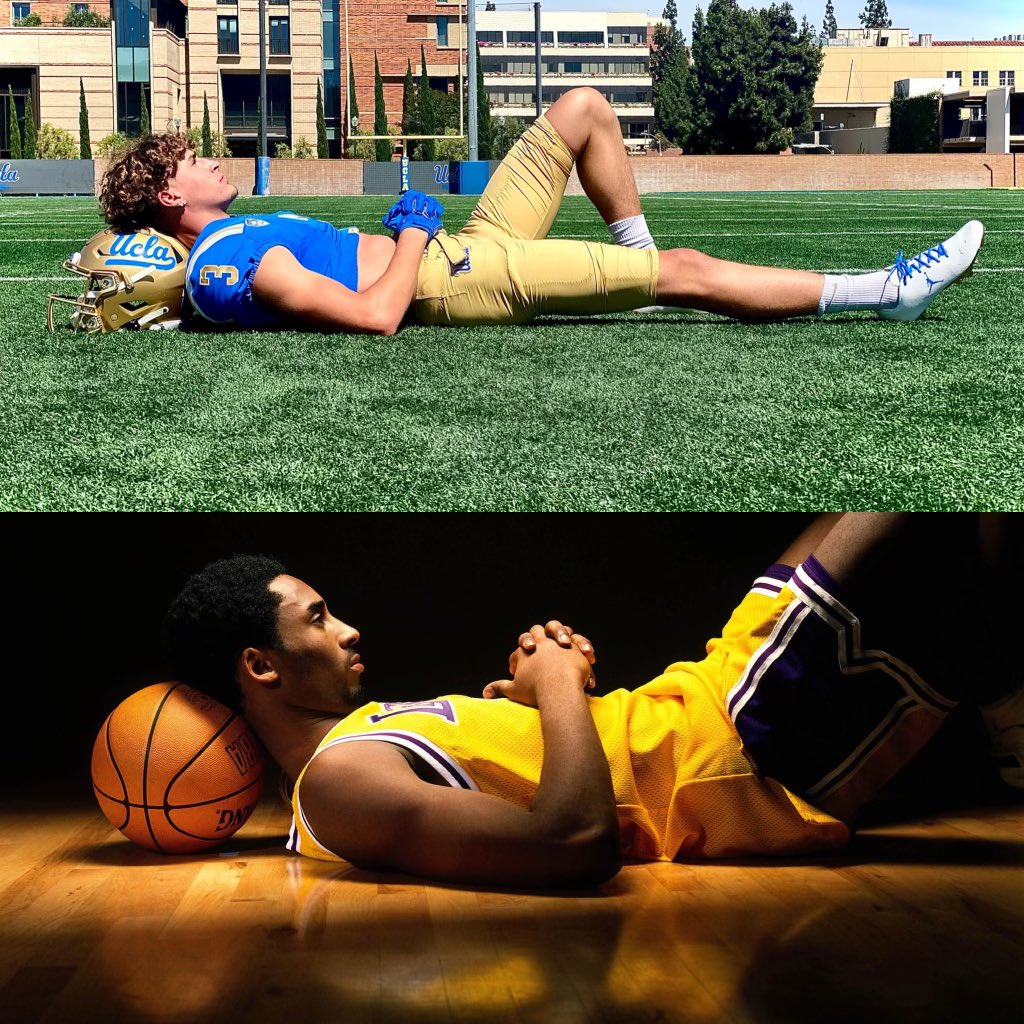 bigg_poohbear's tweet photo. I Love that All the #UCLA Football Recruits have taken to Honoring @kobebryant #4sUp #8Clap #BRUINS #MambaMentality @3Lilthizz @KEVINKASPER1 https://t.co/p05dyiJj9x