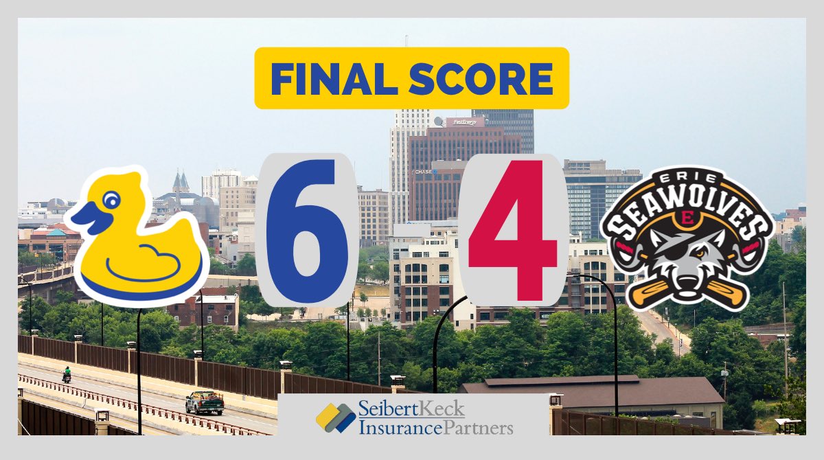 AkronRubberDuck's tweet photo. We just wanted it more 😤😤
Back at Canal Park on Tuesday! #FirstPlaceDucks https://t.co/QIFwmxJE9R
