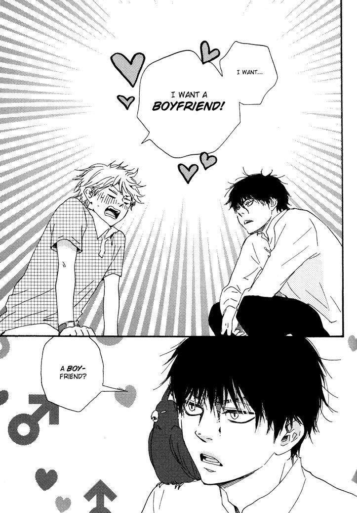 Anyway if you want short cute BL, konya is less than 20 chapters, about a shy college student who's never had a relationship and accidentally summons a demon who then tries to help him find a bf aaand you know how this premise goes LOL