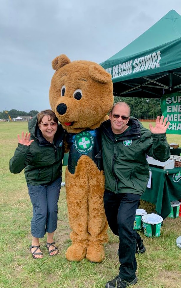 Festival of Wheels 2021... nearly £800 raised, lots of #CPR taught, increased awareness of our charity and plenty of bear hugs 🐻 Huge thanks to the SARS team of volunteers and clinicians who made this weekend at #trinitypark #ipswich possible 💚