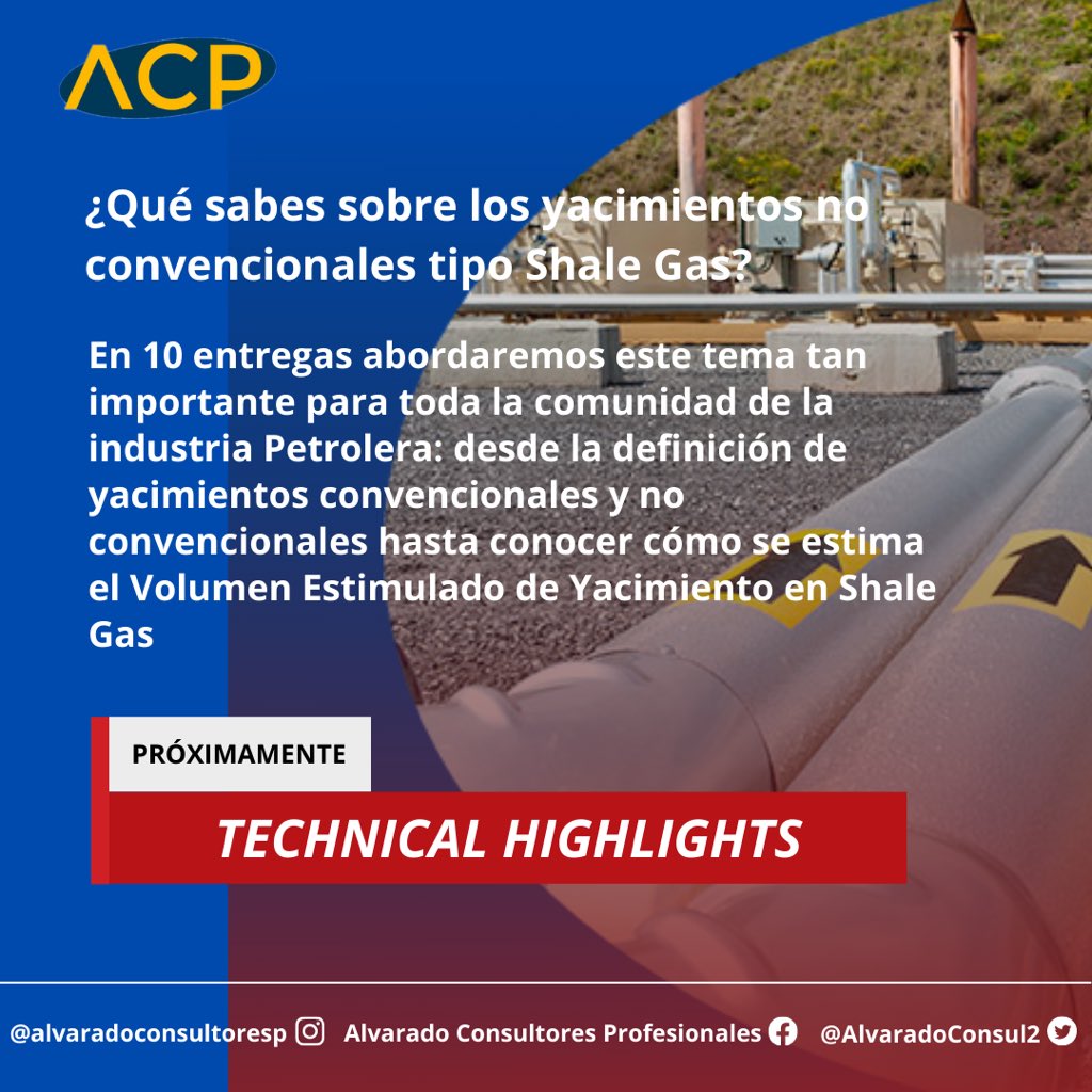 acp_ca's tweet photo. ACP para el día martes 3 de Agosto relanza los Technical Highlights sobre Yacimientos no Convencionales tipo Shale Gas, no te lo pierdas #acp #technicalhighlights #conocimiento #oilandgas #petróleo https://t.co/4XYJG0rHNB