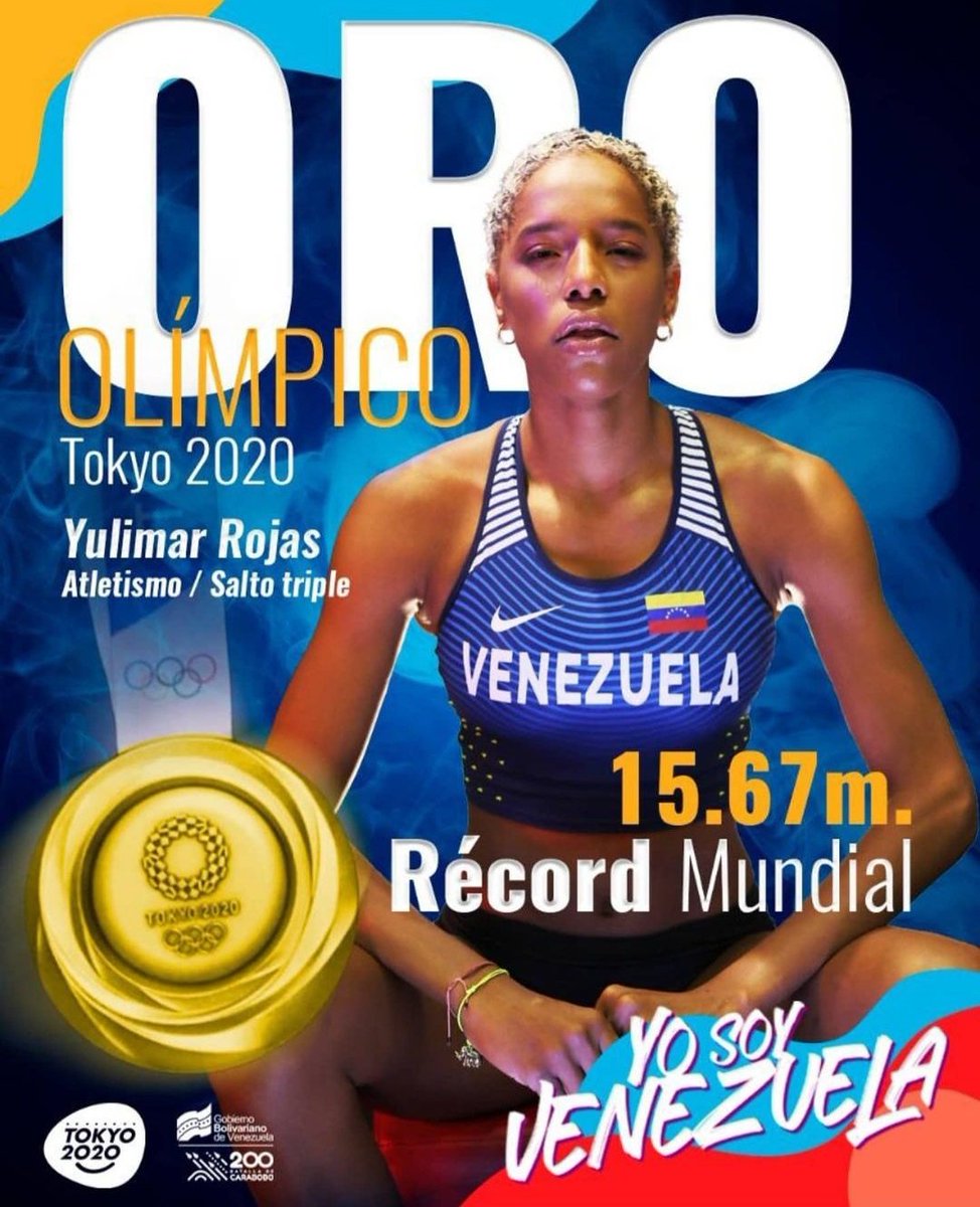 #GeneracionDeOroInvensible  #JuegosOlimpicos  VENEZUELA Medalla de Oro y Récord Olímpicos. @NicolasMaduro @Nicols613 @Mippcivzla @teleSURvzla @VTVcanal8 @f_ney @BELEN267248505 @GLENDYS6578 @gendarmeria53 @MecheVilma @PsuvMinga @hector_Psuv_199 @Briggittems1 @JGuedez29 @WillyMey6