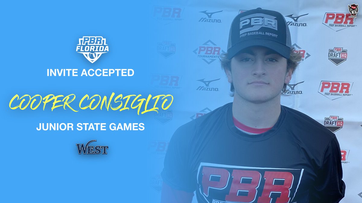 Representing the #West region.

• 2021 Junior State Games

• <a href="/CooperConsiglio/">Cooper Consiglio</a> - LHP

@1stRdTraining || <a href="/IMGABaseball/">IMG Academy Baseball</a> 

• PBR Profile: prepbaseballreport.com/profiles/FL/Co…