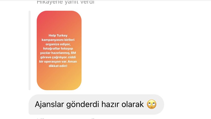 Fenomenler bana mesaj atıyor bir ajans hazır olarak yollamış fenomenlere!
