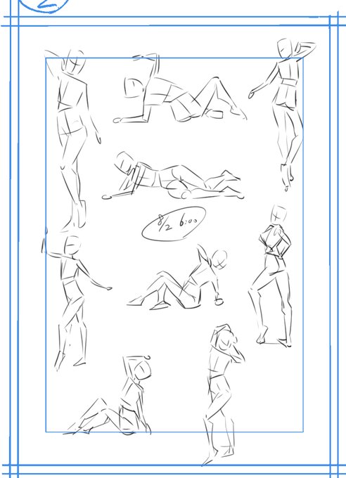 おはようございます☀️
今日もコツコツお絵かき頑張るぞぃっ
#朝練60秒クロッキー 