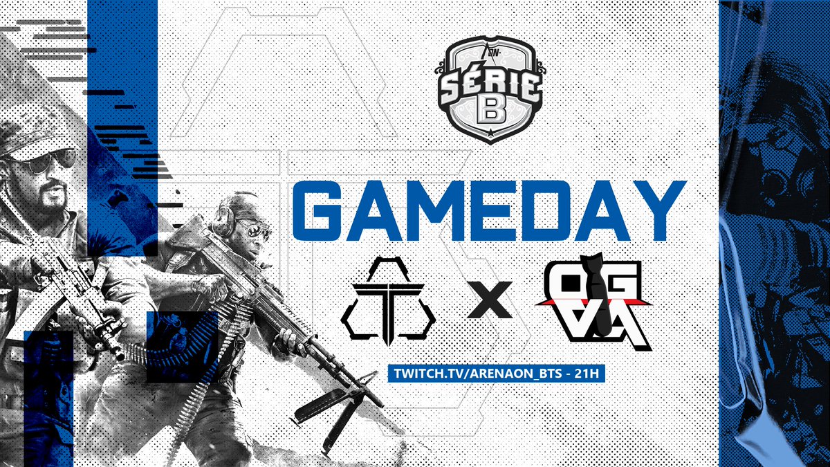 SÉRIE B! 🏆

Hoje jogaremos contra a <a href="/OgivaTeam/">Ogiva e-Sports</a> e teremos stream oficial da <a href="/ArenaOnOficial/">ArenaOn</a>.

💻 Twitch.tv/ArenaOn_BTS
🎙️ <a href="/CHFilho_/">CH ♚</a> e <a href="/freezethefate/">Freeze</a> 
⏰ 21H

Descongelem os dedos e venham torcer para o nosso manicômio! #GoTactical