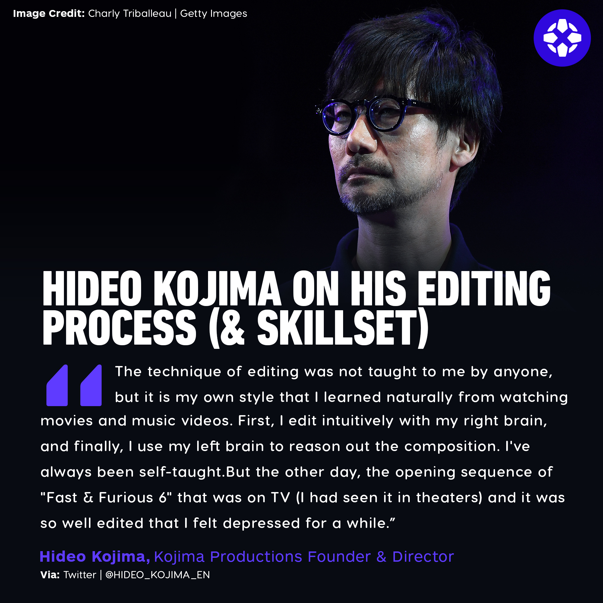 IGN on X: Hideo Kojima reminding each of us the importance of being  humble, and that anyone can be their harshest critic.   / X