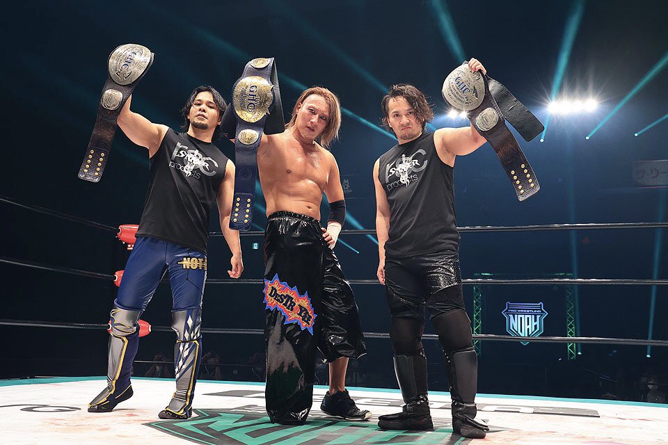 SEIKI1005's tweet photo. 第44代GHC Jr.タッグ王者
第46代GHC Jr.王者
最高だ
#noah_ghc #stinger
#来たぞ広島GHC https://t.co/Y5uqgw3opt