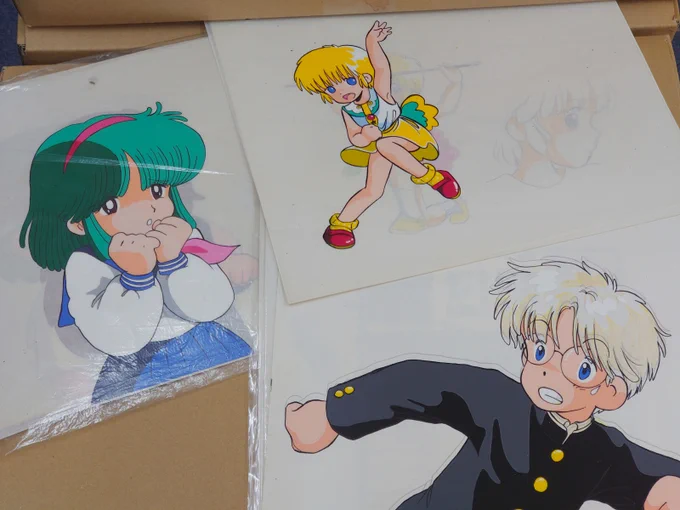 片付け中にやぶうちが高校時代に趣味で描いたセル画(!)発見!  (やぶうち夫) 