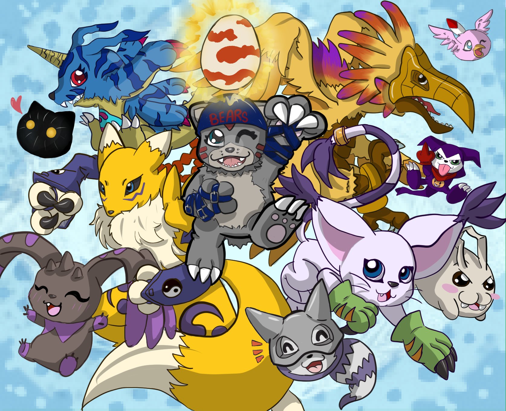 Nekonico The Finished Product デジモン Digimon Fanart Digitalmonsters Odaiba Happyodaibamemorialday T Co 1jwaktwdwm Twitter