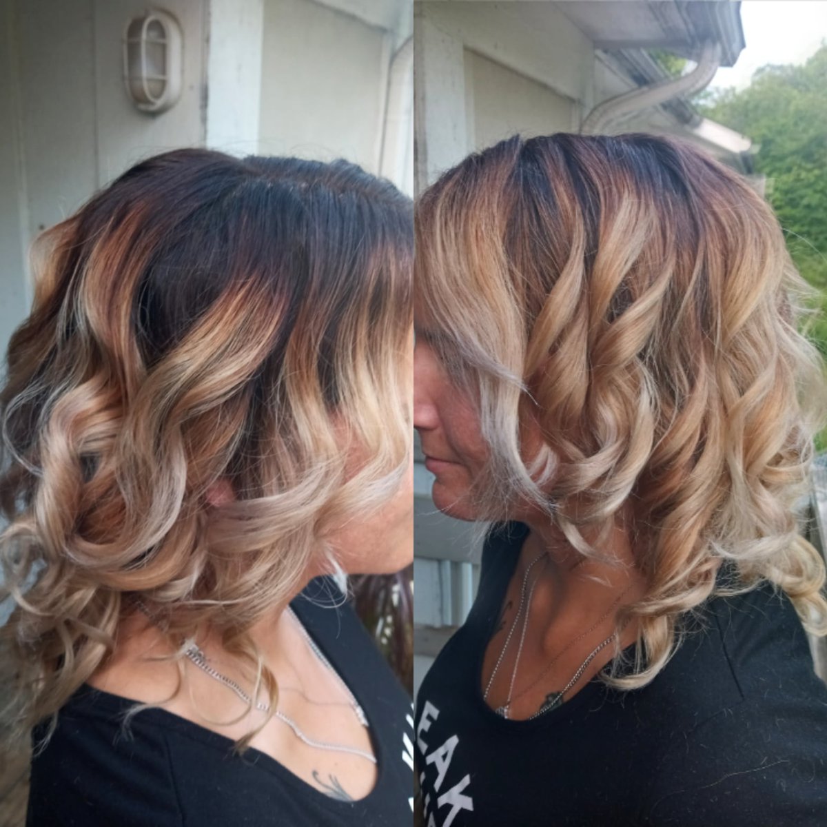 Helenathedrumm3's tweet photo. Such a beautiful color melt ��� had fun doing this. #haircolor #joicolumishine #hairstyle #joicodefydamage #hairstylist https://t.co/7RIOYZ6kQW