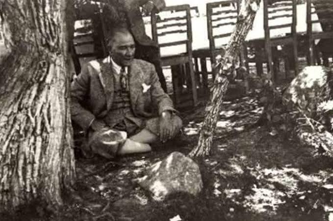 Biz her şeyi senden öğrendiğimiz gibi ağaçsız topraksız vatanın olmayacağını da senden öğrendik Atam. Bu devran dönecek yeniden yeşerteceğiz. Sana söz olsun vatanımızı yakanlara, buna da susanlara bedelini ödeteceğiz. Çok kin tuttuk Atam. #helpturkey