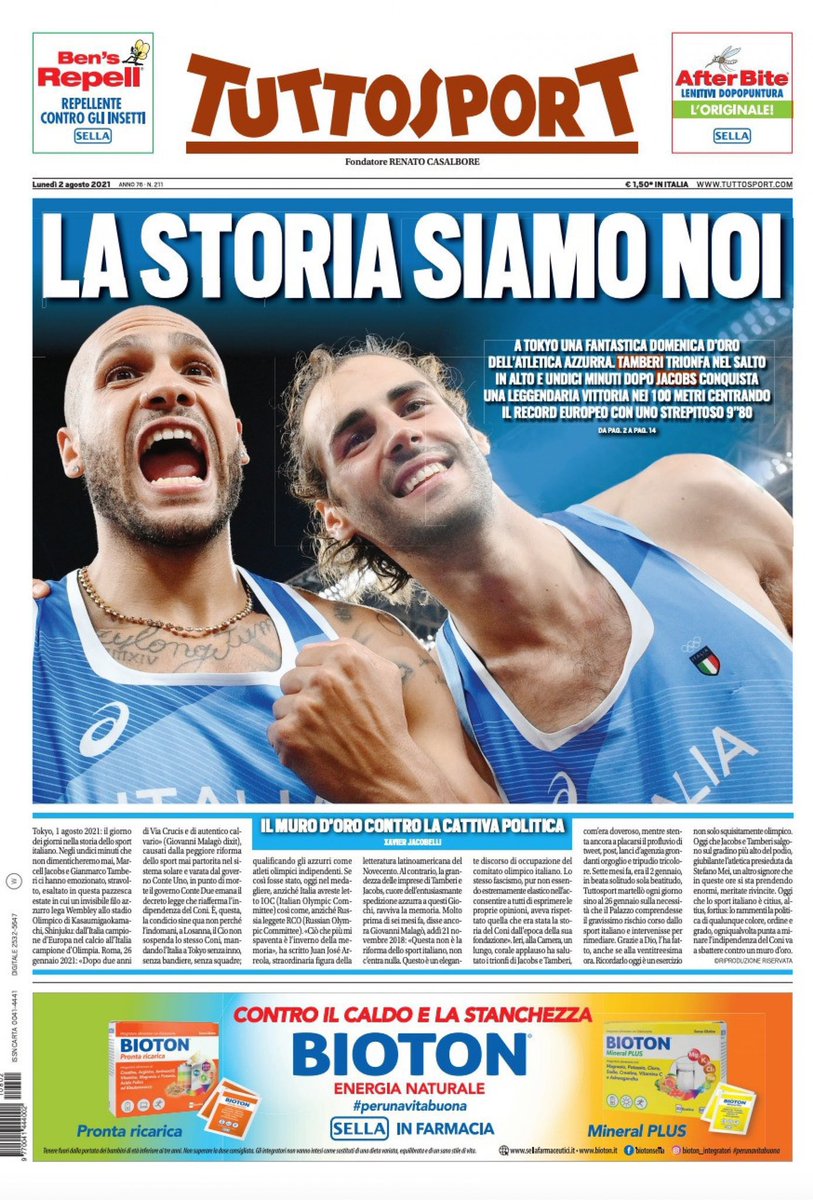 PrimePagine #2agosto Uomini  straordinari