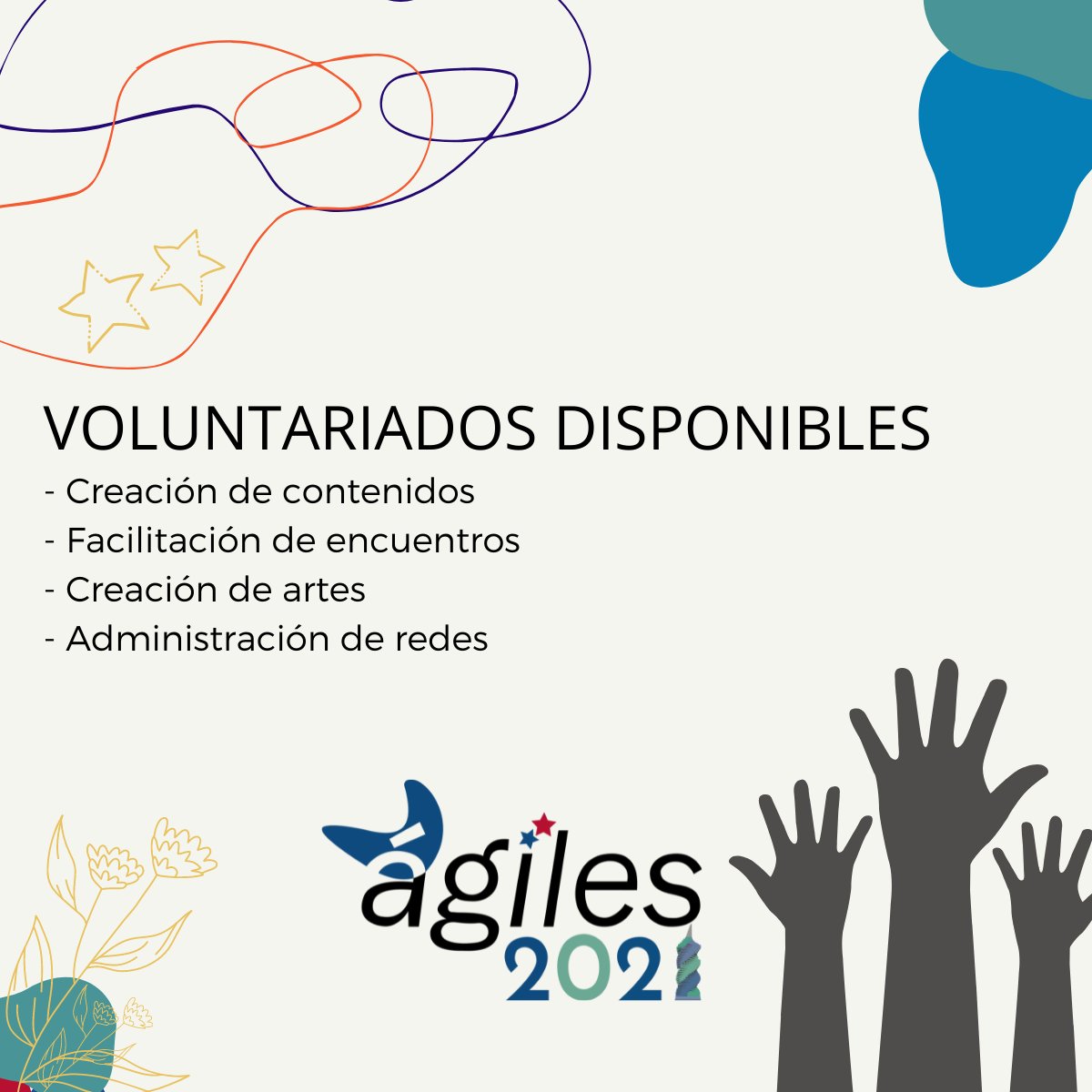 agilesla's tweet photo. Las Jornadas Latinoamericanas de Agilidad, son un espacio de la comunidad para la comunidad. ¿Te gustaría ayudar en nuestro propósito?. Puedes contactarnos por: https://t.co/XPLM8py8UV
#agiles2021 #agileslatampanama #transformar #canalparaconectar #colaborar https://t.co/s3JKn3Gmmb