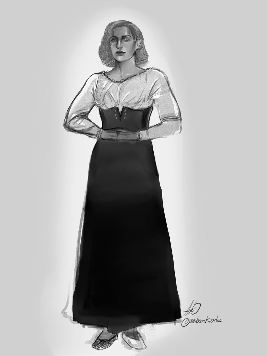 AmbarKOrtiz's tweet photo. I made an RE8 OC :^)
Meet Ciara , Shes a Blind Maid at house Beneviento. #ResidentEvil8 #ResidentEvilVillage #re8OC #maidOC https://t.co/aXkgbve9yL
