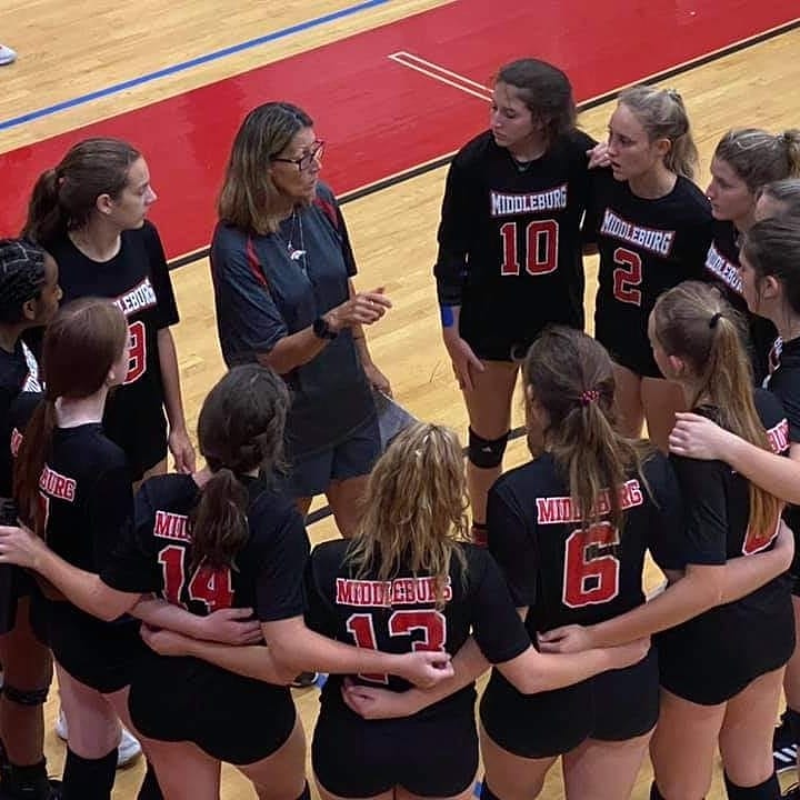 Middleburg High School volleyball tryouts begin tomorrow Monday August 2nd. 4:00 to 6:30! In order to try out you must be clear through athletic clearance and have an updated physical turned in prior to tryouts. You're so excited about getting our season started!