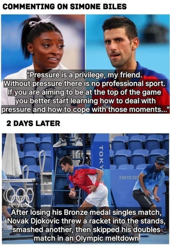 veteran_talk's tweet photo. This is what happens when you let average thoughts in your head! The ball don’t lie! #standwithsimone https://t.co/cNjiPF5yIQ