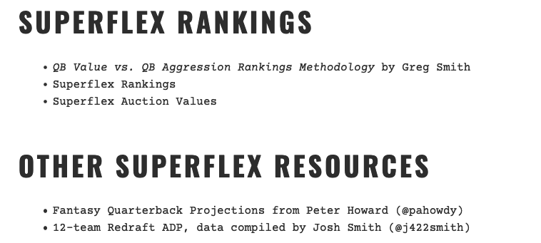 TwoQBs's tweet photo. Our 2021 Superflex Draft Strategy Guide features strategy articles, industry mock draft with experts, breakout QBs, rankings cheat sheets, projections, and more.

Get your copy today: https://t.co/WKD9ttecO2 https://t.co/AmbsZhNnYE