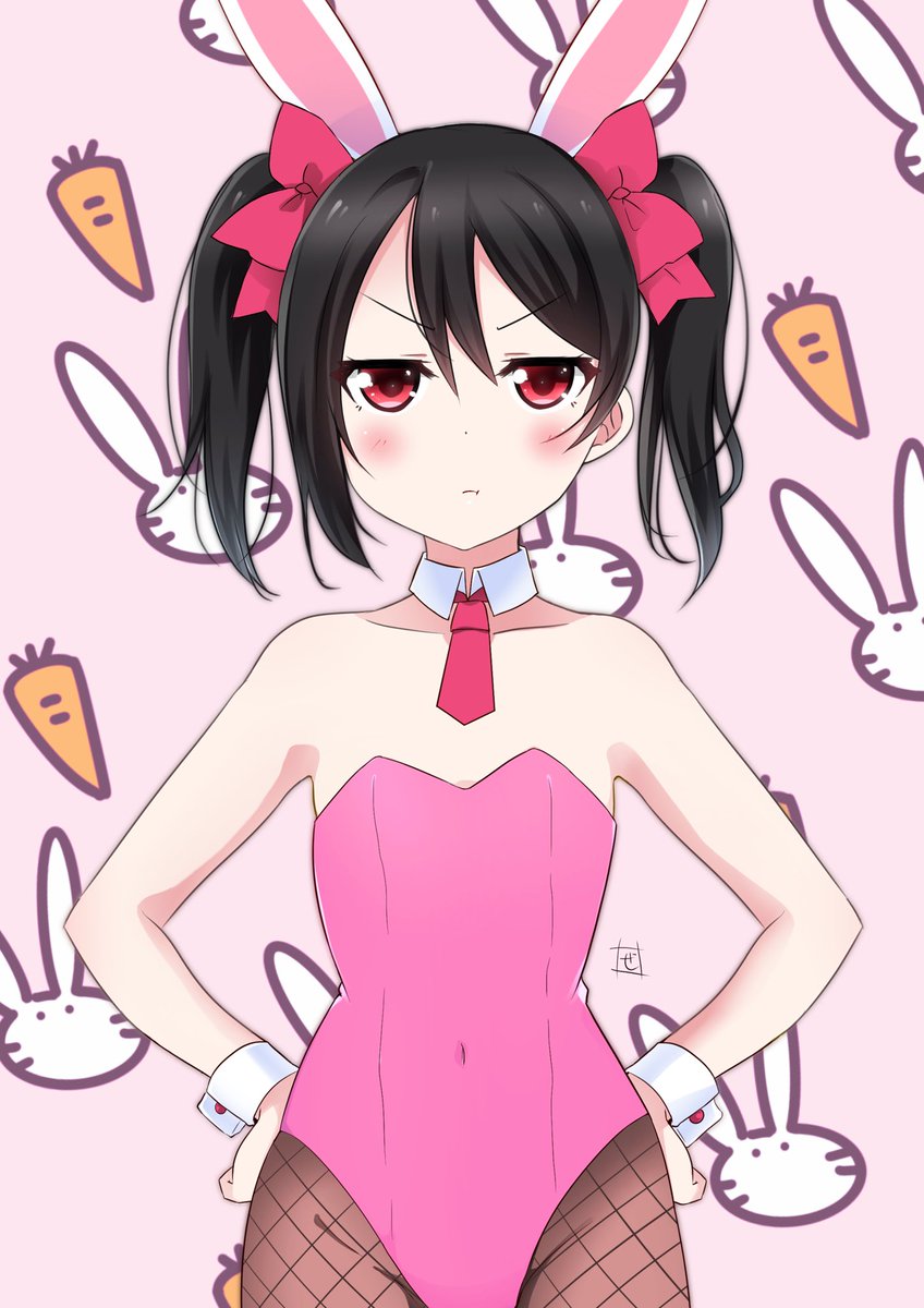 矢澤にこ 「にこぴょんとようぴょん🐰
#バニーの日 」|ぜろのイラスト