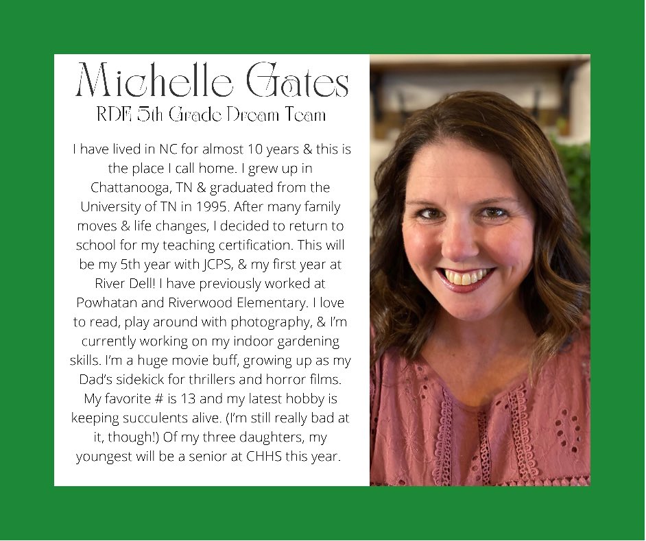 Today we are delighted to introduce more new additions to the 21/22 RDE Dream Team! Read below about our amazing new 3rd and 5th grade teachers!!
