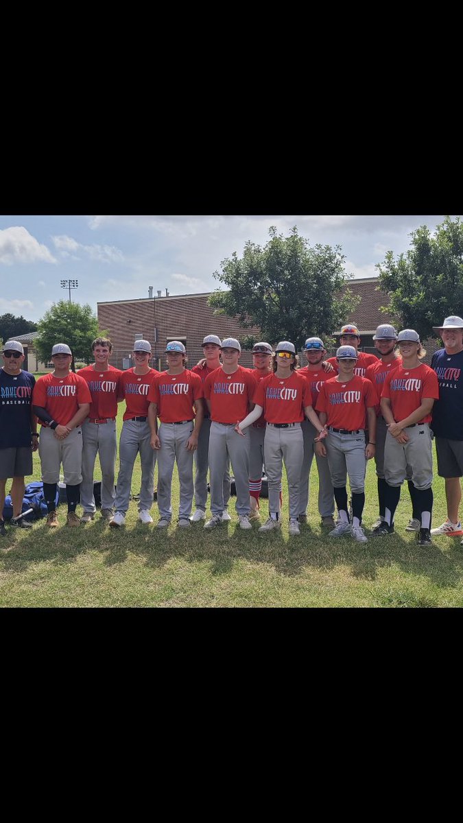 Very proud of this group of seniors-to-be finishing their summer baseball careers today!  Great families, great representatives of the organization.