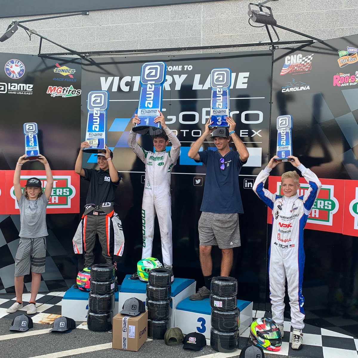 5th place finish this weekend in a stacked KA 100 Jr field at IAME USA East Grand Nationals! Thank you so much to the @MPGMotorsports @WillPowerKart team Billy Vincent @12WillPower Raul Austin Travis Law Allison Racing Engines for your tireless support and a fast go kart!